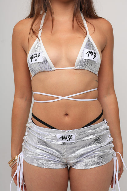 MINI PANT - PLATA